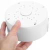 2Pcs Waterproof Camera Junction Box Cover Ceiling Mount Security Holder for Outdoor Cable Storage Box for Easy Installation and Power Line Concealment view 2