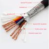 EWAIDI Highly Flexible Shielded Drag Chain Cable TRVVP 2-40 core 26-11AWG Folding Oil-Resistant CNC Machine Tool Signal Control Cable(4 cores,22 AWG 1 Meter) view 3