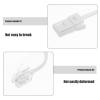 MERRYHAPY 3m British Phone Line Extension Cord Telephone Cable Wire for Home Office view 3