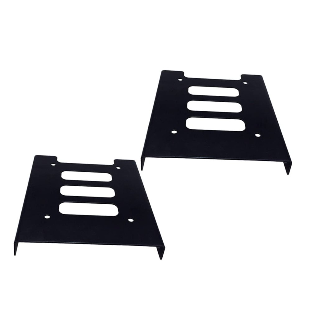 DIYEAH 3pcs Ssd Mounting Bracket for Desktop Laptop Durable Hard Drive Tray for Ii Easy Installation Black