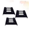 DIYEAH 3pcs Ssd Mounting Bracket for Desktop Laptop Durable Hard Drive Tray for Ii Easy Installation Black view 3