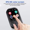 MP3 Player with Bluetooth and Camera, 2.01" Touch Screen Portable Music Player with FM Radio, Photos, Alarm Clocks, 720P Digital Camera (Black) (8G Small Memory Card) view 2