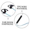 balacoo Ear Hook Earphone Microphone and Multi-Function Button Stereo Headset for Sports Running Comfortable Fit Speaker TPE Cable Black and view 4