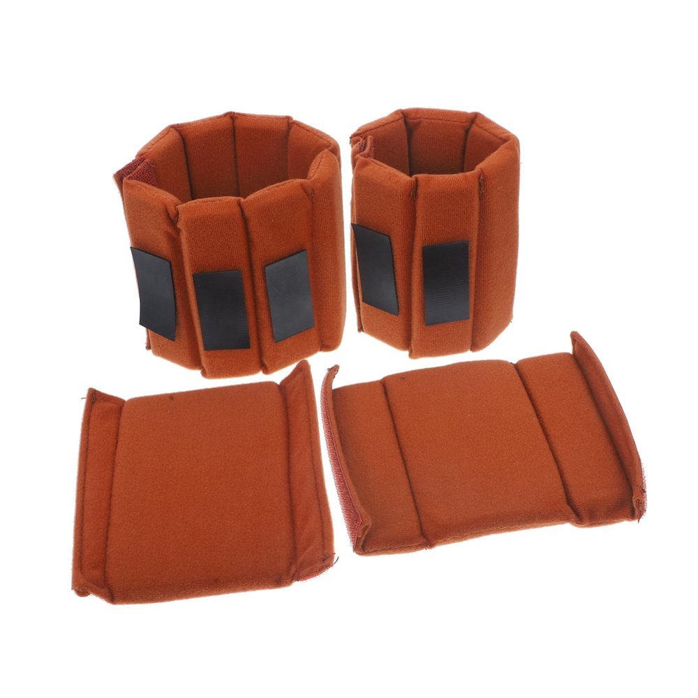 FELTECHELECTR 4pcs Camera Bag Inserts Padded Dividers Hook and Loop Straps for Organizing Camera Gear Brown