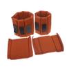 FELTECHELECTR 4pcs Camera Bag Inserts Padded Dividers Hook and Loop Straps for Organizing Camera Gear Brown view 1