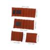 FELTECHELECTR 4pcs Camera Bag Inserts Padded Dividers Hook and Loop Straps for Organizing Camera Gear Brown view 2