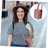 POPETPOP 1Pc Striped Camera Bag for Mini Soft Protective Case with Shoulder Strap Fashionable Design for Instant Cameras Unique Decoration for Photography Enthusiasts view 4