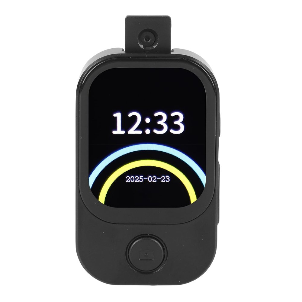 MP3 Player with Bluetooth and Camera, 2.01" Touch Screen Portable Music Player with FM Radio, Photos, Alarm Clocks, 720P Digital Camera (Black) (No Small Memory Card)
