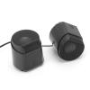 Dam Skerisi D2 USB Powered Multimedia Speakers, 3.5mm Wired Portable Speaker for Computer Phone Laptop, Stereo Surround Sound, Simple Fashion, Volume Adjustment view 2