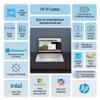 HP 2025 Student Laptop, Intel Processor N150(up to 3.6 GHz), 16G RAM, 256GB Storange (128GB UFS+128GB MSD) 14 Inch LED Screen,1 Year Office 365, Windows 11 Home,Silver,w/BTP Accessories view 2