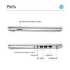 HP 2025 Student Laptop, Intel Processor N150(up to 3.6 GHz), 16G RAM, 256GB Storange (128GB UFS+128GB MSD) 14 Inch LED Screen,1 Year Office 365, Windows 11 Home,Silver,w/BTP Accessories view 4