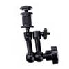 LABRIMP 11-Inch and 7-Inch Articulating Arm Set for Cameras and Monitors Adjustable Friction Power Compatible LED Lights and Photo Studio Equipment Black view 1