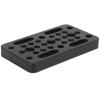 Camera Cheese Plate Mounting with 1/4in 3/8in Screw Holes, Compact Size, Compatibility for Tripod Head Camera, Sturdy Aluminum Alloy Material, Fine Craft, view 3