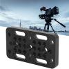 Camera Cheese Plate Mounting with 1/4in 3/8in Screw Holes, Compact Size, Compatibility for Tripod Head Camera, Sturdy Aluminum Alloy Material, Fine Craft, view 4