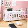 Balacoo Dormitory Cable Organizer Wear-Resistant Wire Box Capacity Cord Management Desktop Tidy view 3