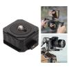 38mm Plate for DSLR Tripod, Dovetail Slot, Reversal Positioning, Single Knob Locking for Shake Reduction, Aluminum Alloy Material, Lightweight and Durably view 3