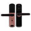 Pilipane Digital Door Lock Smart Lock Fingerprint Password IC Card Rose Gold Anti Theft Security for Office Home Aluminum Alloy view 2