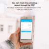 Pilipane Digital Door Lock Smart Lock Fingerprint Password IC Card Rose Gold Anti Theft Security for Office Home Aluminum Alloy view 3