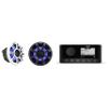 Fusion MS-RA60 Marine Stereo with Wireless Connectivity w/ 51MSC654 - MSC 6.5-Inch Premium Marine 4-Ohm LED Coaxial System, Pair view 1