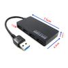 DOITOOL Ports USB Hub for Tablet High Speed USB with Backward Compatibility for Home Office Use Black USB Port Expander view 2