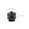 OSOLADY 4PCS Hot Shoe Mount Adapter Double Layer Tripod Screw Mount for DSLR Cameras Compatible Flash Holders Aluminum Alloy Photography Accessories view 3