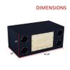 12" Dual bandpass sub Box Speaker Box subwoofer Enclosure car Audio view 3