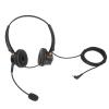 YedaHcy H600D 2.5 Binaural Business Headset for Call Centers, Noise Cancelling with Microphone, Wired Headphone for Customer Service, Compatible with Landline and Cordless Dect Phones view 1