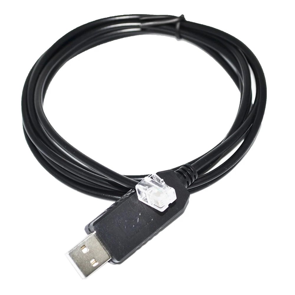 ATUUKOPC USB to RJ9 RJ11 4P4C ASIAIR Direct to IOPTRON Equatorial Cable I/O HC Hand Controller for IEQ30 IEQ45 ZEQ25 CEM60 CEM25P(1.8M)