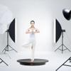 JAYEGT Motorized Rotating Display Stand,350Lbs Load,360 Degree Electric Rotating Turntable for Photography Products Display, Show,Remote Control +5 Colors Backgrounds (Black/23.6Inch/Rechargeable) view 4