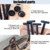2026 Upgraded Nylon Universal Cable Tie Buckle For Car, UV Resistant Black Zipties with Pin & Button Design with Pin & Button Design, for Car Daily Repair, home, Garden(50PCS) view 2