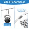 500 Pcs Metal Zip Ties 11.8 Inch Heavy Duty 304 Stainless Steel Zip Ties Self Locking 220 Pound Tensile Strength Cable for Outdoor Workshop Canopy Chain Link Fence Exhaust Wrapping view 4