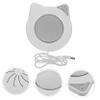 JECOMPRIS 1Set Mug Warmer USB Charging Coaster Thermostatic Cup Mat for Office Use Automatic Shut Off Elegant White Design for Lovers Keeps Beverages Warm view 4