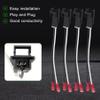 4Pcs 72-4568 Speaker Adapter Wiring Harness Fit for General Motor Vehicles GMC Buick Chevy Cadillac Silverado Colorado, Front Rear Door Speaker Wiring Harness Adapter view 2