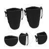 Angoily 2Pcs Xl Drawstring Neoprene Lens Pouch Flexible Camera Lens Bag Protective Case for DSLR and Mirrorless Cameras Design Convenient Hook for view 3