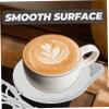 ULTECHNOVO 1Set Constant Temperature Mug Warmer Electric Tea Cup Heater Auto Shut Off Coaster for Milk and Sleek White Design for Home Office Use view 3