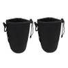 Gadpiparty 2PCS Neoprene Lens Pouch Bag for DSLR Camera Lens Water-Resistant Flexible Insulation Drawstring Closure for Photographers view 1