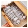 Cable Tidy Box Compartment Data line Storage Box Office Storage Desktop with Cover Transparent Compartment Earphone Jewelry Storage Box Cable Management view 3