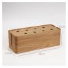 AEYSD-456 Cable Tidy Box Socket Plug-in Board Storage Box Wire Storage Artifact Desktop Finishing line Box Power line line Collection Box Cable Management(A,L) view 2