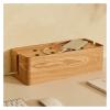 AEYSD-456 Cable Tidy Box Socket Plug-in Board Storage Box Wire Storage Artifact Desktop Finishing line Box Power line line Collection Box Cable Management(A,L) view 3