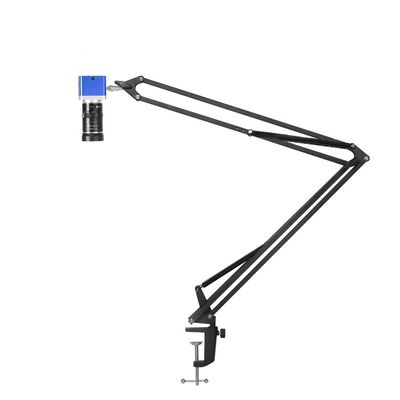 JOEBO Microscope Kit 4K Industrial Camera C_CTV Manual I_RIS Zoom CS Mount Lens Cantilever Bracket for Microscope Digital Image Acquisition Microscope Lens Adapters(6-60mm Lens Set)