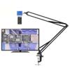 JOEBO Microscope Kit 4K Industrial Camera C_CTV Manual I_RIS Zoom CS Mount Lens Cantilever Bracket for Microscope Digital Image Acquisition Microscope Lens Adapters(6-60mm Lens Set) view 3