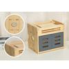 Cable Tidy Box Solid Wood Router Storage Box WiFi Shelf cat Storage Plug Row Living Room Set-top Box Rack Socket Cover Box Cable Management view 3