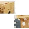 Cable Tidy Box Solid Wood Router Storage Box WiFi Shelf cat Storage Plug Row Living Room Set-top Box Rack Socket Cover Box Cable Management view 4