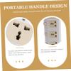 FUNNETOYU Multi Plug Charging Tower with USB Ports Power Strip for Home Office Fireproof Material Portable Design Electrolysis Testing Compatible view 2