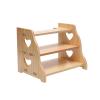 AEYSD-456 Cable Tidy Box Punch-Free Living Room TV Wall Set-top Box Rack Rack Router Storage Box Wall-Mounted WiFi Box Solid Wood Cable Management view 1