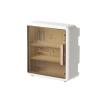 AEYSD-456 Cable Tidy Box Multifunctional Wall Mounted Router Storage Box Perforation-Free Set-top Box Wire Light Cat Organizer Box Light Luxury Shelving Cable Management(Pearly White) view 1