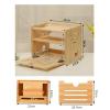 AEYSD-456 Cable Tidy Box Router Storage Box Solid Wood Plug-in Power Cord Storage Box Wireless WiFi Light cat Set-top Box Rack Customization Cable Management view 2