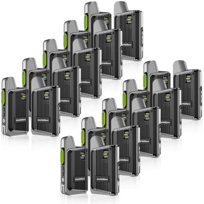 20 Pack Walkie Talkies Long Range Rechargeable Walkie Talkies 2 Way Radio,with 16 FRS Channels,Radio Handheld Walky Talky,Lightweight and Compact Suitable for Outdoor Sports, Team Activities