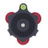 Tripod Head Leveling Base, Lightweight Aluminum Alloy, 3/8 Inch Thread, 3 Bubble Levels, Angle Adjustment, Universal Compatibility for Macro Panoramic Photography view 3