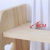 AEYSD-456 Cable Tidy Box Solid Wood Punch-Free Router Storage Box Set-top Box Rack WiFi Shelf Hanging Wall cat Placement Rack Cover Box Cable Management view 4